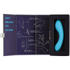 The Mini Swan Wand Rechargeable Waterproof Silicone Glow In The Dark G-Spot Vibrator - Blue