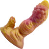 Uncover Creations The Geeyem 7.75" Silicone Fantasy Dildo - Sunfire