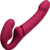 Lovense Lapis App Enabled Silicone Waterproof Rechargeable Double-Ended Vibrating Strapless Strap-On