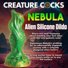 Nebula Alien 7.5" Silicone Suction Cup Dildo By Creature Cocks