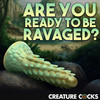 Stegosaurus Spiky Reptile 7.5" Silicone Suction Cup Dildo By Creature Cocks