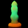 Alien Invader 8" Silicone Glow In The Dark Suction Cup Dildo By Creature Cocks