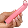 Prisms Vibra-Glass 10X Rechargeable Mini G-Spot Glass Vibrator - Pink