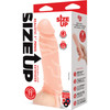 Size Up Silicone 1 Inch Realistic Penis Extender With Ball Loop - Vanilla