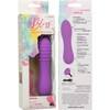 Bliss Liquid Silicone Ripple Rechargeable Waterproof Clitoral Vibrator - Purple