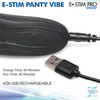 Zeus E-Stim Pro Rechargeable Waterproof Silicone Panty Vibe With Remote