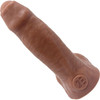 BIG Daddy Danny Uncut XXL 9" Platinum Silicone Realistic Dildo With Balls By Dee's Big Daddies - Caramel