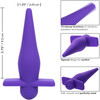 Rechargeable High Intensity Silicone Waterproof Vibrating Anal Probe By CalExotics - Purple