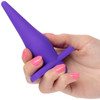 Rechargeable High Intensity Silicone Waterproof Vibrating Anal Probe By CalExotics - Purple