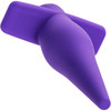 Rechargeable High Intensity Silicone Waterproof Vibrating Anal Probe By CalExotics - Purple
