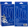 Admiral 3-Piece Silicone Anal Trainer Kit By CalExotics - Blue