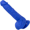 Admiral Sailor 7" Rechargeable Waterproof Vibrating Silicone Suction Cup Dildo By CalExotics - Blue