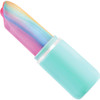 Retro Lipstick Rechargeable Waterproof Silicone Bullet Vibrator By VeDO - Tease Me Turquoise
