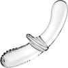 Satisfyer 7.75" Double Crystal Double-Sided Glass Dildo - Clear