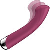 Satisfyer Spinning G-Spot 1 Rechargeable Waterproof Silicone G-Spot Vibrator - Red