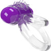 4B DoubleO 6 Super-Powered Vibrating Double Cock Ring By Screaming O - Grape