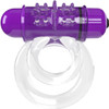4B DoubleO 6 Super-Powered Vibrating Double Cock Ring By Screaming O - Grape