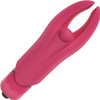 4T Screamin Demon Mini Vibrating Bullet With Silicone Horned Sleeve By Screaming O - Strawberry