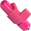 4T FingO Slim Silicone Fingertip Bullet Vibrator By Screaming O - Strawberry