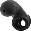 Oxballs Airlock Vented Chastity Cage - Black Ice