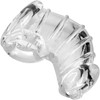 Master Series Detained Soft Body Chastity Cage - Clear