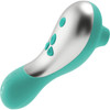 Tracy's Dog Flowliper Pleasure Air & Pulsing Clitoral Stimulator - Teal