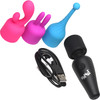 BANG! 10X Rechargeable Mini Wand With 3 Silicone Attachments