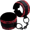 Secret Kisses Rosegasm Soft Bondage Handcuff Restraints With Blindfold