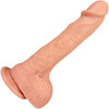 The Charmer 6.25 Inch Silicone Realistic Dildo With Balls & Suction Cup Base By Fukena - Vanilla