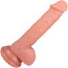 The Houseguest 5 Inch Silicone Realistic Dildo With Balls & Suction Cup Base By Fukena - Vanilla