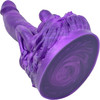 The Siren 9.5" Silicone Fantasy Dildo With Grinder By Uberrime - Purple Abyss