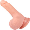 The Policeman 3.75 Inch Silicone Realistic Dildo With Balls & Suction Cup Base By Fukena - Vanilla