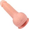 The Policeman 3.75 Inch Silicone Realistic Dildo With Balls & Suction Cup Base By Fukena - Vanilla