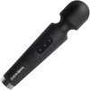 8" Power Wand Rechargeable Silicone Wand Style Massager By Bodywand - Black