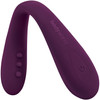 i.D. Bend Rechargeable Silicone Bendable Dual Stimulation Vibrator With Remote By Bodywand - Purple