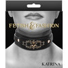 Fetish & Fashion Katrina Collar By NS Novelties - Black & Gold