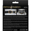 Fetish & Fashion Alina Collar With Crystal Gems By NS Novelties - Black & Gold