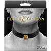 Fetish & Fashion Cara Collar By NS Novelties - Black & Gold