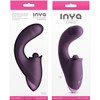 Inya Caprice Rechargeable Silicone Thrusting Dual Stimulation Vibrator - Purple