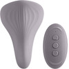 Desire Mantra Rechargeable Silicone Panty Vibrator With Remote - Gray