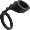 Renegade Bolster Penis Harness Silicone Cock Ring - Black