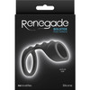 Renegade Bolster Penis Harness Silicone Cock Ring - Black