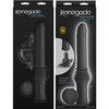 Renegade Super Stroker Thrusting Silicone Vibrator With Warming Feature, Suction Mount & Remote - Black