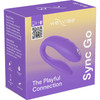We-Vibe Sync Go App Enabled Couples Vibrator - Purple