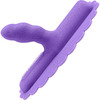 The Unicorn Uni Horn Twisted Textured G-Spot & P-Spot Silicone Attachment - Purple