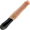 Dr. Skin Dr. Knight 5" Thrusting, Gyrating & Vibrating Silicone Dildo With Handle By Blush - Vanilla