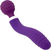 Nubii Lolly Wand Silicone Dual Ended Wand Style & G-Spot Vibrator By Nu Sensuelle - Purple