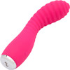 Nubii Lola Rechargeable Waterproof Silicone Warming G-Spot Vibrator By Nu Sensuelle - Pink