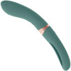 Chick Flick Waterproof Silicone Dual Ended Flickering Tongue G-Spot Vibrator By Evolved Novelties - Green