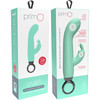 PrimO Rabbit Rechargeable Waterproof Silicone Dual Stimulation Vibrator By Screaming O - Kiwi Mint